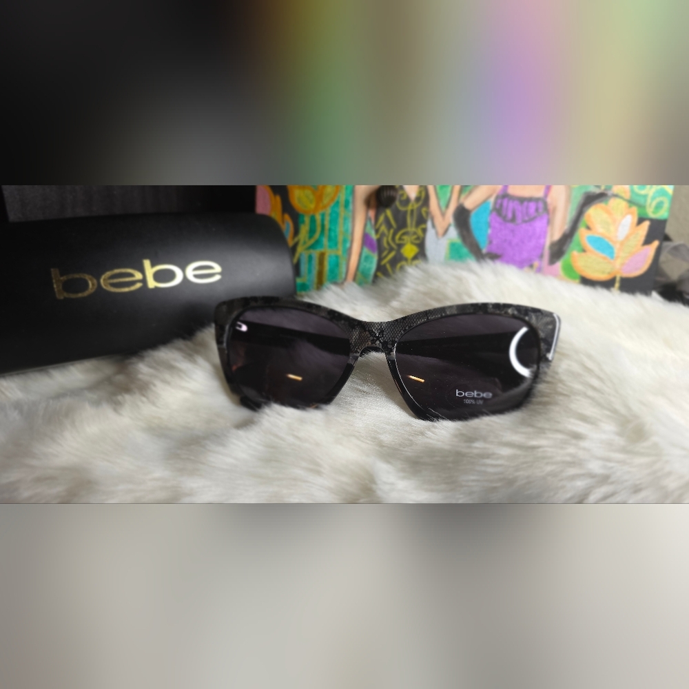 Bebe Dark Gray Women's Sunglasses